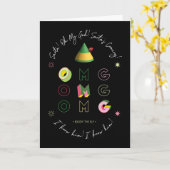 Elf de Film | Kerstman OMG Kaart (Gele Bloem)