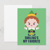 Elf de Film | Schattige Buddy Notitiekaartje (Voorkant / Achterkant)