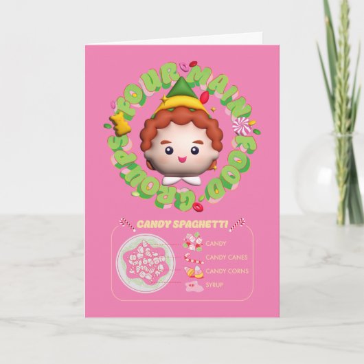 Elf de Film | Vier Hoofdgroepen Voedsel Kaart (Voorkant)