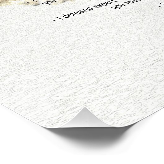 Elf demandes van Parrotlets Perfect Poster (Hoek)