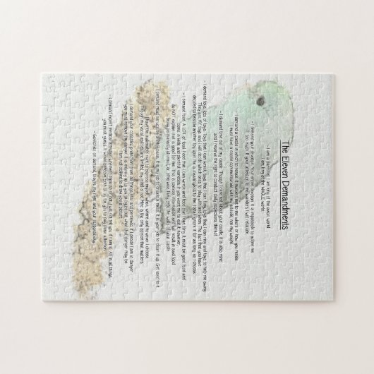 Elf demandingen van Parrotlets Legpuzzel (Horizontaal)