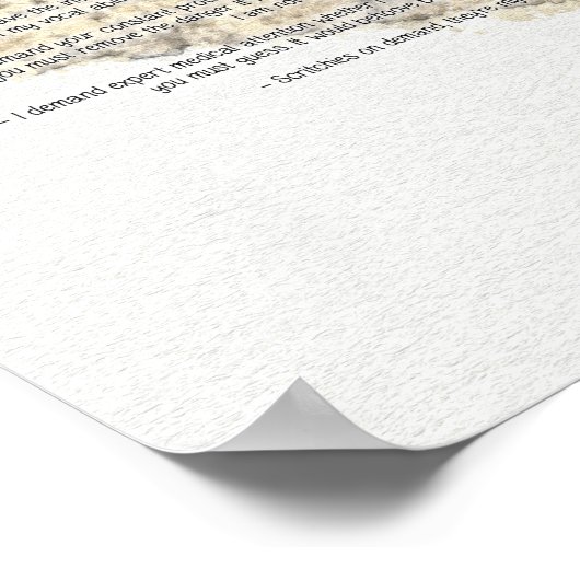 Elf demandingen van Parrotlets Poster (Hoek)