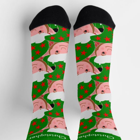 Elf Design Kerstmis Sokken (Top)