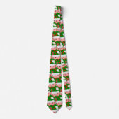 Elf Design Kerstmis Stropdas (Voorkant)