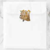 Elf Design: Magisch door MarloDee Design Vierkante Sticker (Tas)