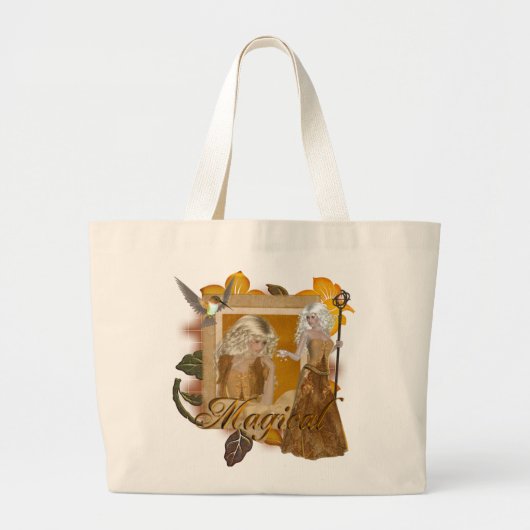 Elf Design: Magisch door MarloDee Grote Tote Bag (Voorkant)