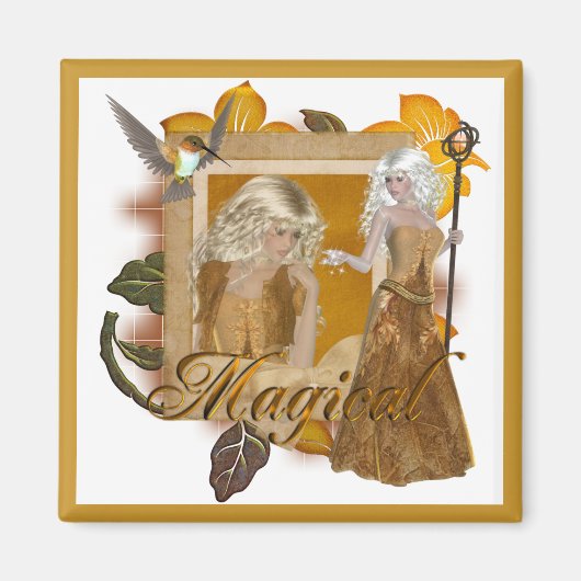 Elf Design: Magisch door MarloDee Magneet (Voorkant)