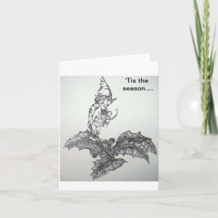 elf, dit is het seizoen.... feestdagen kaart