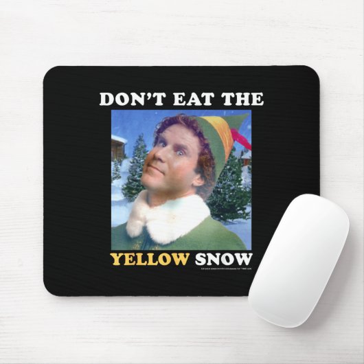 Elf Don't Eat The Yellow Snow  Muismat (Met muis)