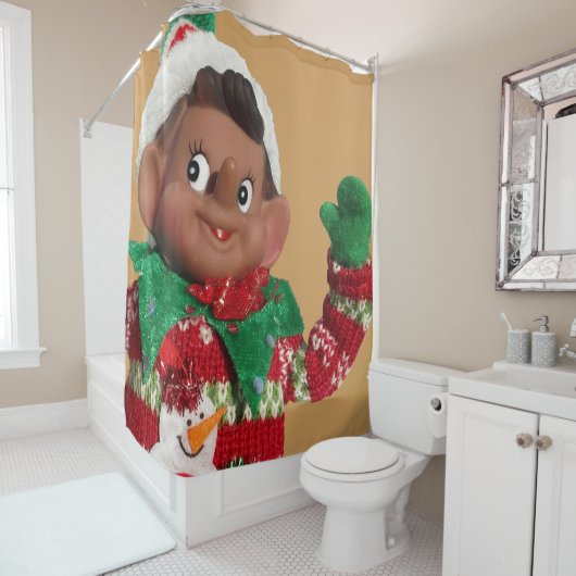 Elf Douchegordijn (In situ)