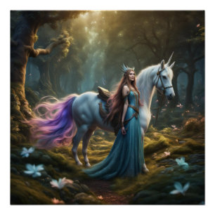 Elf Eenhoorn Poster