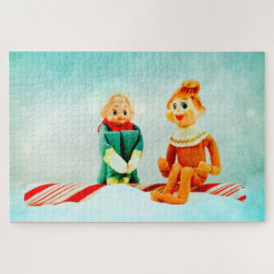 Elf eerste datum legpuzzel