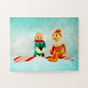 Elf eerste datum legpuzzel
