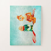 Elf eerste datum legpuzzel (Verticaal)