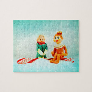 Elf eerste datum legpuzzel