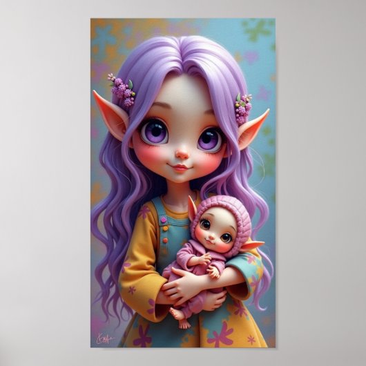 *Elf & Elf Doll Poster (Voorkant)