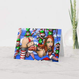 Elf, elf, en Meer Elf Feestdagen Kaart