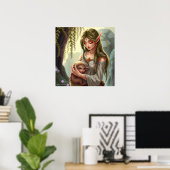 Elf en baby poster (Thuiskantoor)