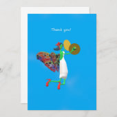 Elf en Cymbolen Bedankkaart (Voorkant / Achterkant)