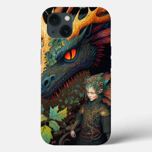 Elf en Dragon Fantasy Art Case-Mate iPhone Case (Achterkant)