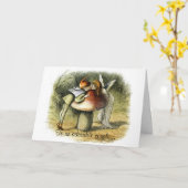 Elf en Fairy Jubileum Kaart (Gele Bloem)