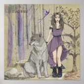 Elf en het Poster van de Waarde Wolf (steen) (Voorkant)