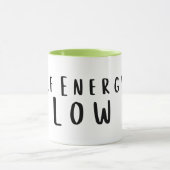 Elf Energy: Lage humor, uitgeputte mok (Midden)