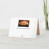 elf-engel-wenskaart feestdagen kaart (Achterkant)