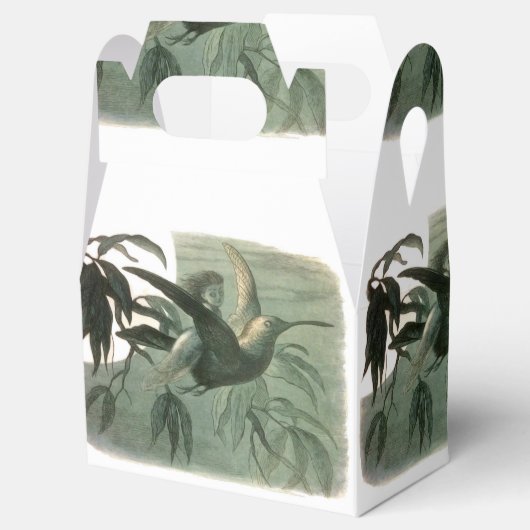 Elf Fairies Elfen Maan Nachtscène Vogel Vliegen Bedankdoosjes (Geopend)