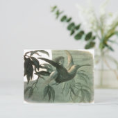 Elf Fairies Elfen Maan Nachtscène Vogel Vliegen Briefkaart (Staand voorkant)