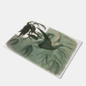 Elf Fairies Elfen Maan Nachtscène Vogel Vliegen Deurmat (Schuin)