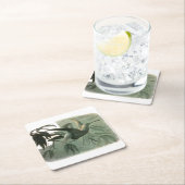 Elf Fairies Elfen Maan Nachtscène Vogel Vliegen Kartonnen Onderzetters (Insitu)