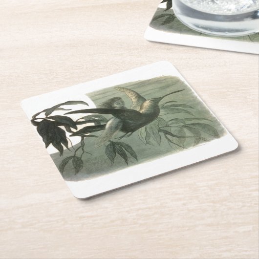 Elf Fairies Elfen Maan Nachtscène Vogel Vliegen Kartonnen Onderzetters (Schuin)