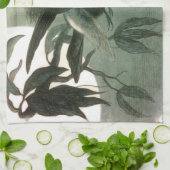 Elf Fairies Elfen Maan Nachtscène Vogel Vliegen Theedoek (Gevouwen)