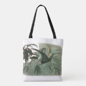 Elf Fairies Elfen Maan Nachtscène Vogel Vliegen Tote Bag (Achterkant)