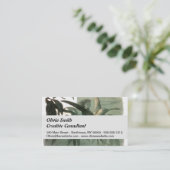 Elf Fairies Elfen Maan Nachtscène Vogel Vliegen Visitekaartje (Staand voorkant)