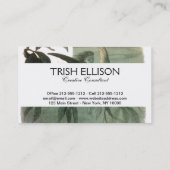 Elf Fairies Elfen Maan Nachtscène Vogel Vliegen Visitekaartje (Achterkant)