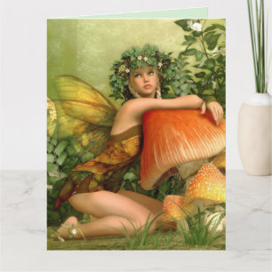 ELF FAIRY GIRL FANTASY ART BIRTHDAY CARDS KAART