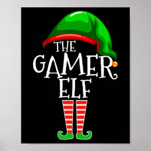 Elf Familie Bijpassende Groep Kerstmis Gift Video  Poster