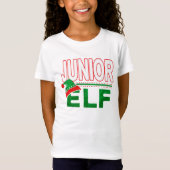 Elf Familie | Junior Elf Kerstvakantie #TeamElf T-shirt (Voorkant)