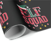 Elf Familie Kerst Bijpassende Pyjama Elf Squad Cadeaupapier (Rol Hoek)