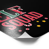 Elf Familie Kerst Bijpassende Pyjama Elf Squad Foto Afdruk (Hoek)