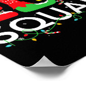 Elf Familie Kerst Matching Pyjama's Xmas Elf Squ Poster (Hoek)