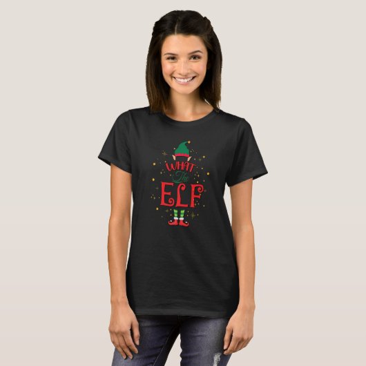 Elf Familie Kerstmis wat de Mannen van de Elf Swea T-shirt (Voorkant volledig)