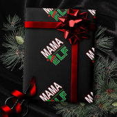 Elf Familie | Mama Elf Kerstvakantie #TeamElf Cadeaupapier