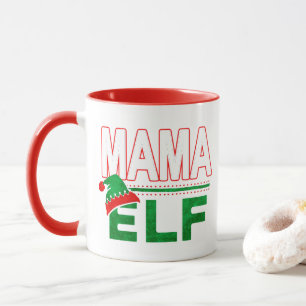 Elf Familie   Mama Elf Kerstvakantie #TeamElf Mok