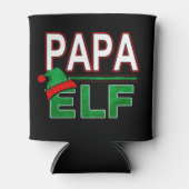 Elf Familie | Papa Elf Kerstvakantie #TeamElf Blikjeskoeler (Voorkant)