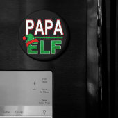 Elf Familie | Papa Elf Kerstvakantie #TeamElf Magneet