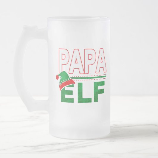 Elf Familie | Papa Elf Kerstvakantie #TeamElf Matglas Bierpul (Links)