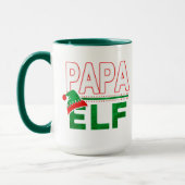 Elf Familie | Papa Elf Kerstvakantie #TeamElf Mok (Links)